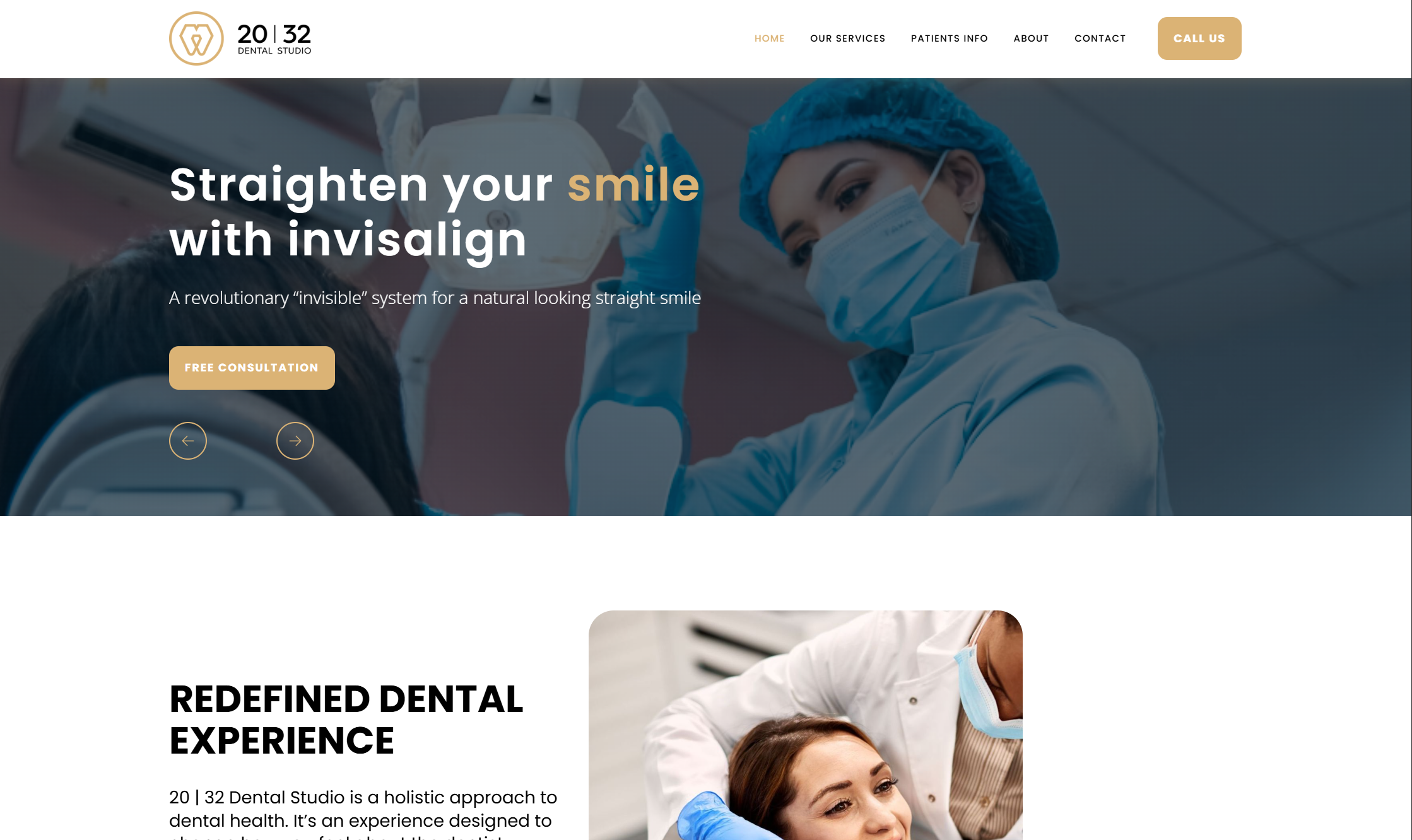 2032 Dentists WordPress website